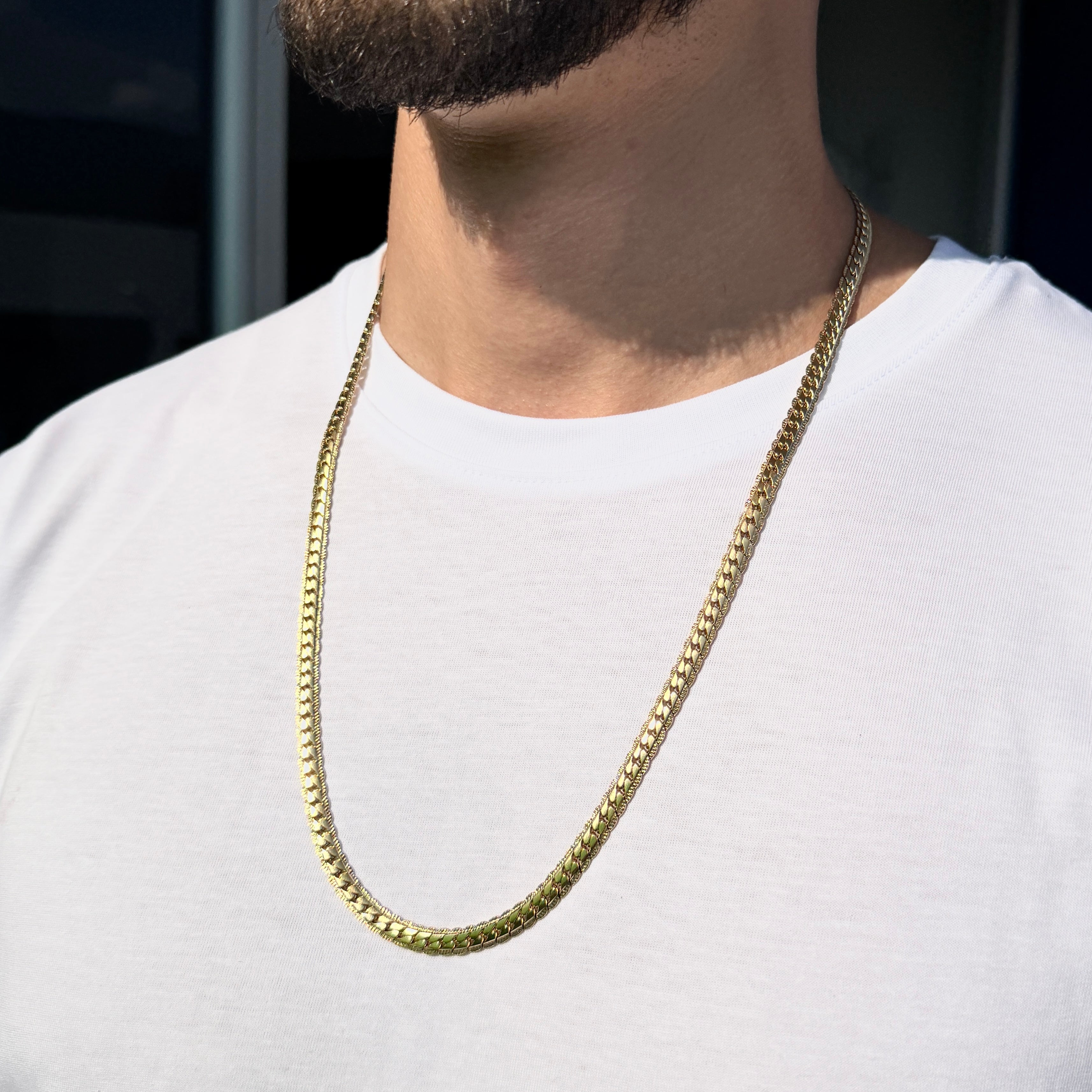 Cadena Grabada Hombre