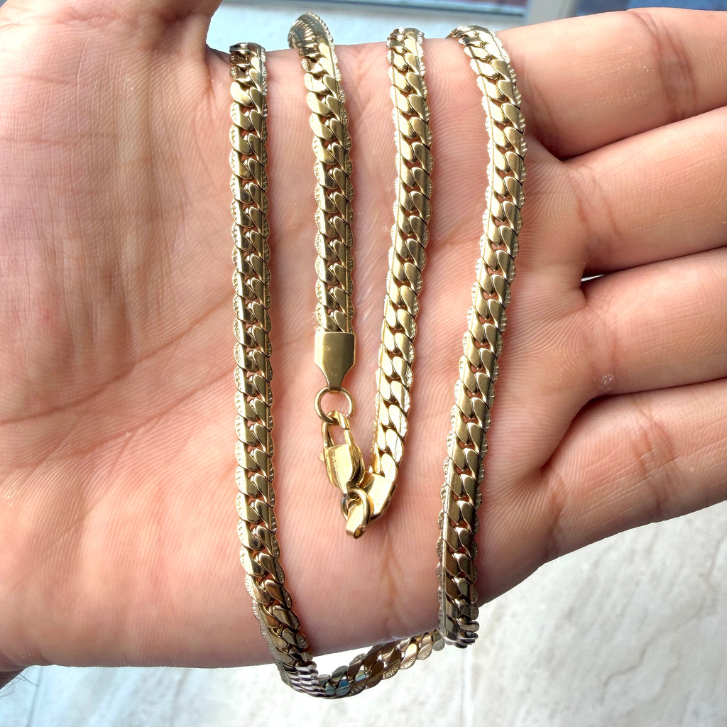 Cadena Grabada Hombre