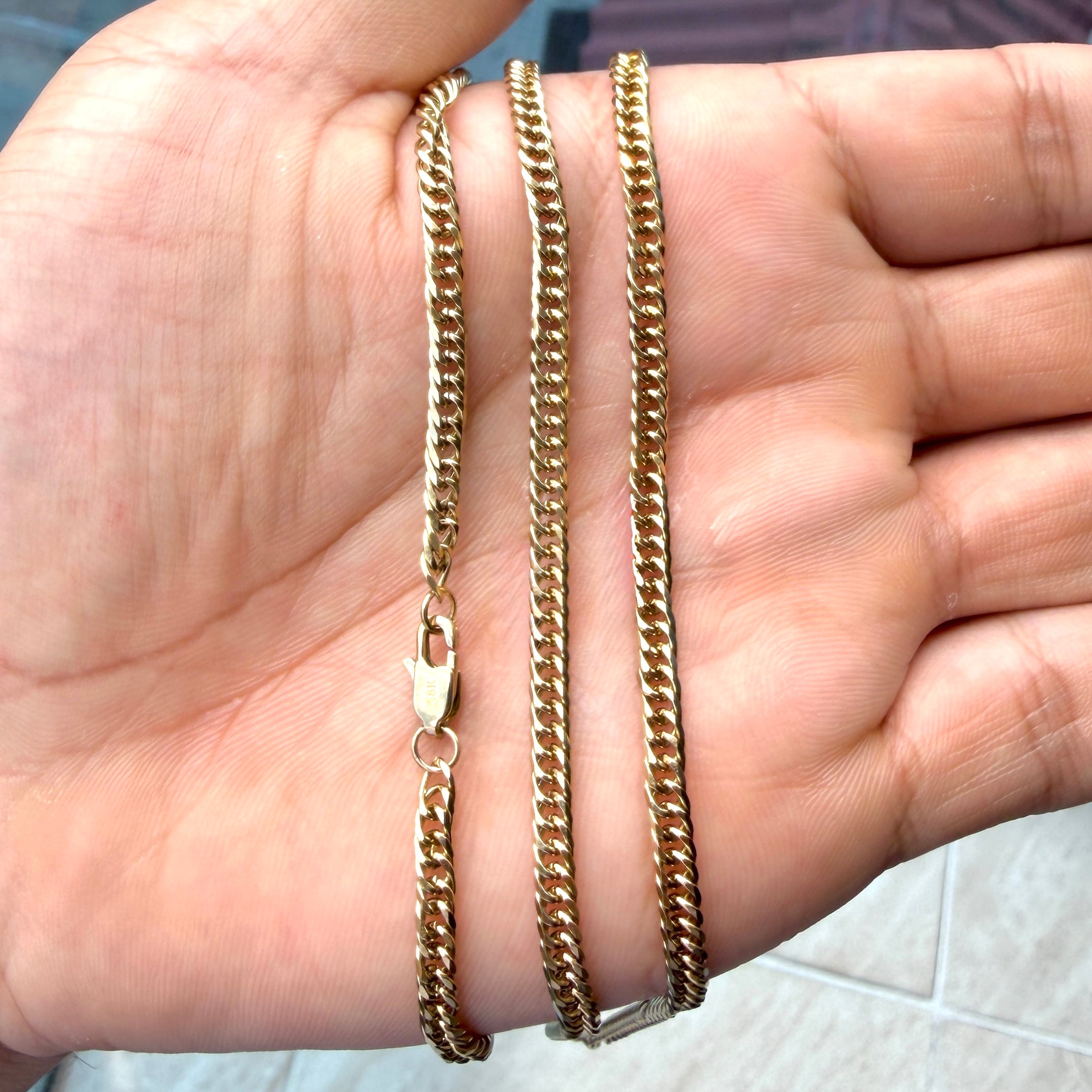 Cadena Barbada Hombre