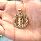 Dije Virgen Piedras