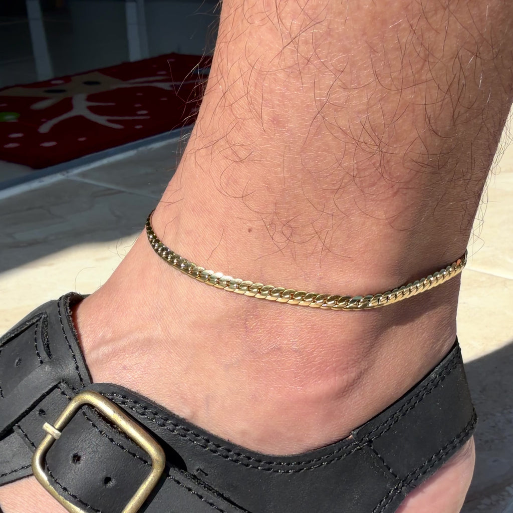 Tobillera Serpiente Hombre