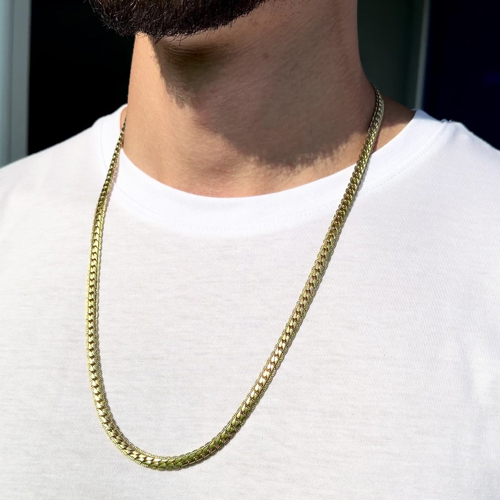 Cadena Grabada Hombre